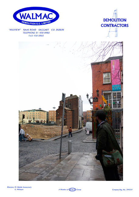 Mark Orange - Ref: Demolition Temple Bar Gallery and Studios, 2010