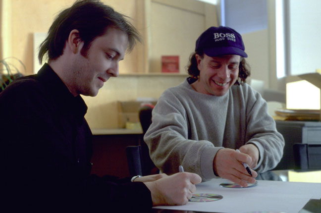 'Interview with Blaine Bershad', Mark Orange and Blaine Bershad signing CD edition